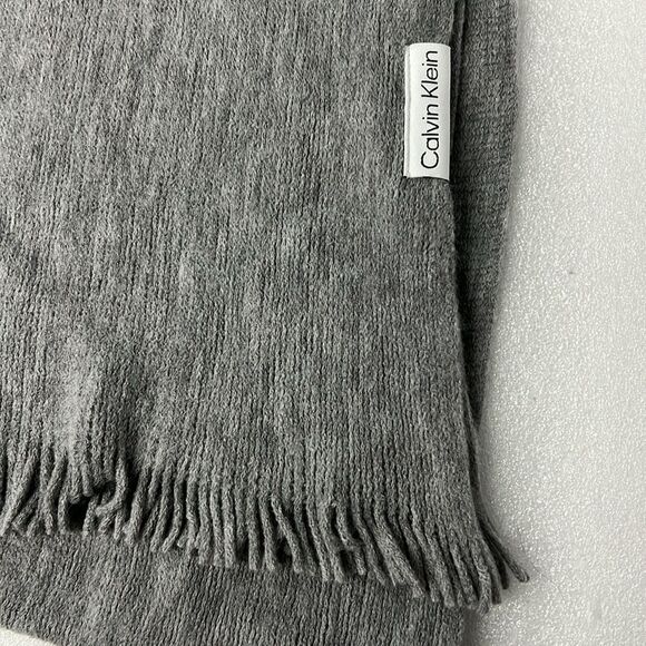 Calvin Klein Gray Scarf - Picture 2 of 5